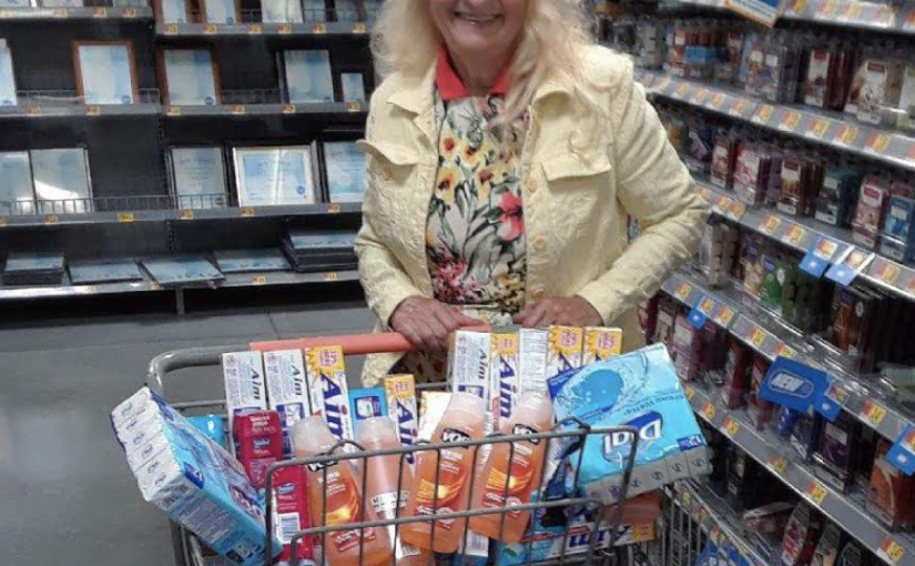 Shopping for hygiene for ladies at Plane State Prison